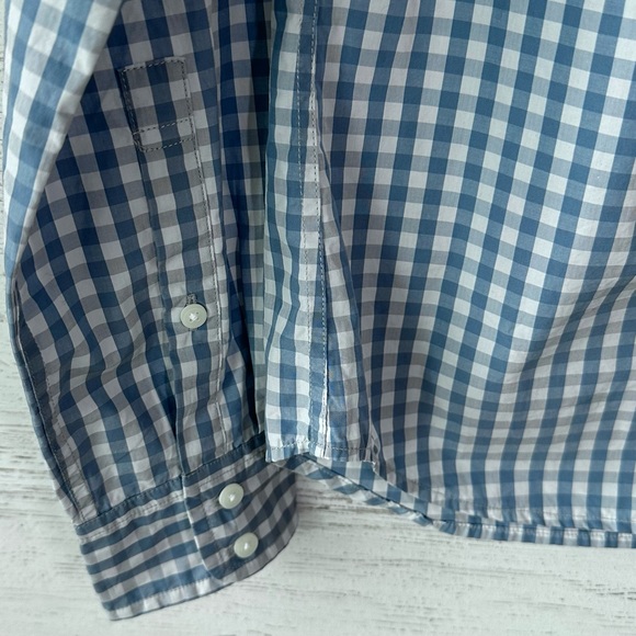UNTUCKIT Gingham Check Plaid Button Down Shirt 2 - Picture 5 of 5